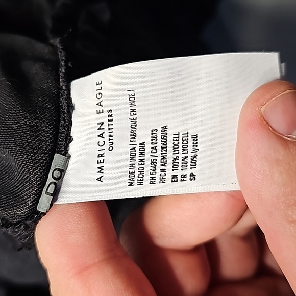 American Eagle small black hooded zip up jacket - Picture 6 of 6